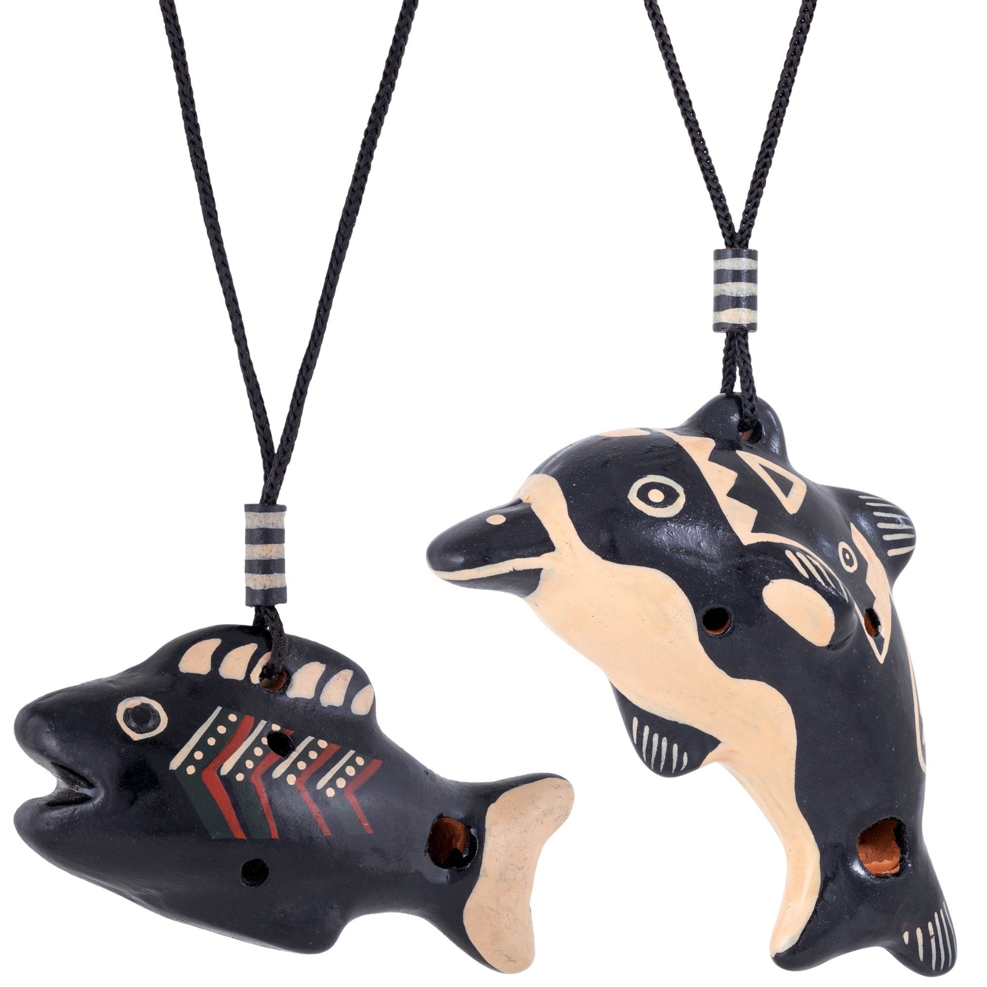 Ceramic Swimmer Ocarina Necklace - Aaria Tees Aaria Tees