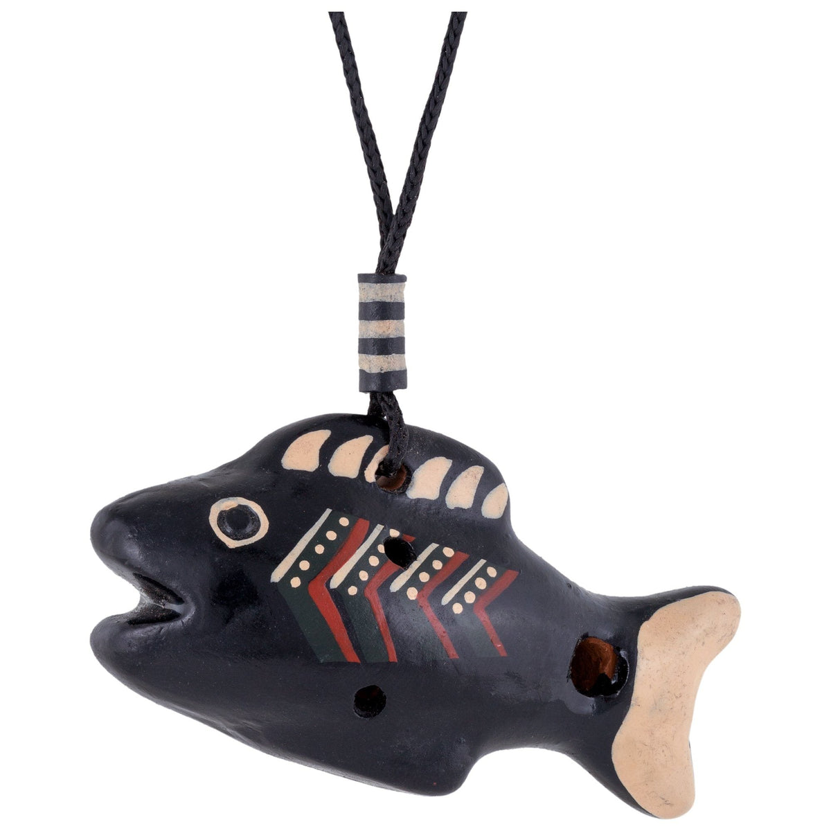 Ceramic Swimmer Ocarina Necklace - Aaria Tees