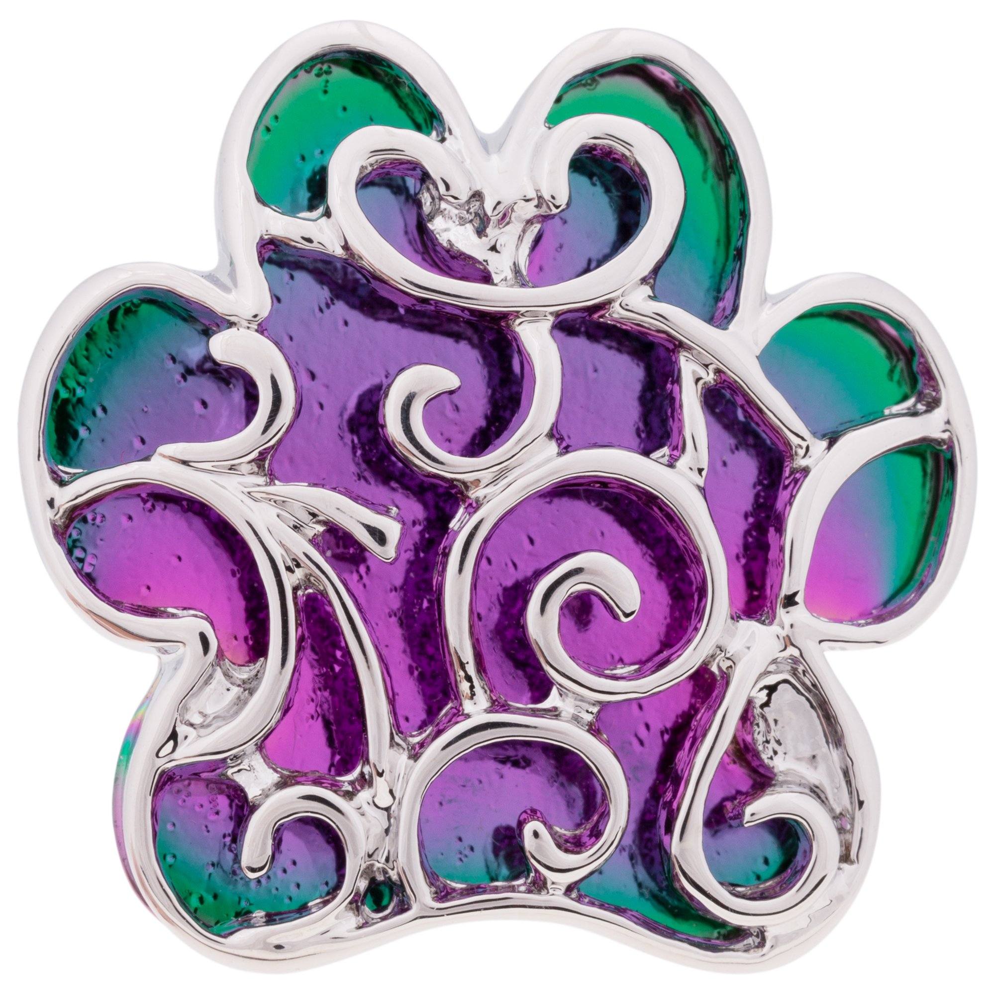 Fur-Ever Home Rainbow Paw Pin - Aaria Tees Aaria Tees