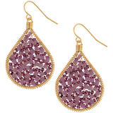 Beaded Dream Gold-Plated Earrings - Aaria Tees Aaria Tees