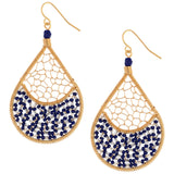Threads & Beads Gold-Plated Earrings - Aaria Tees Aaria Tees