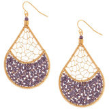 Threads & Beads Gold-Plated Earrings - Aaria Tees Aaria Tees