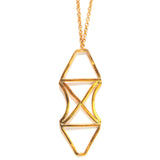 Axis Brass Necklace - Aaria Tees Aaria Tees