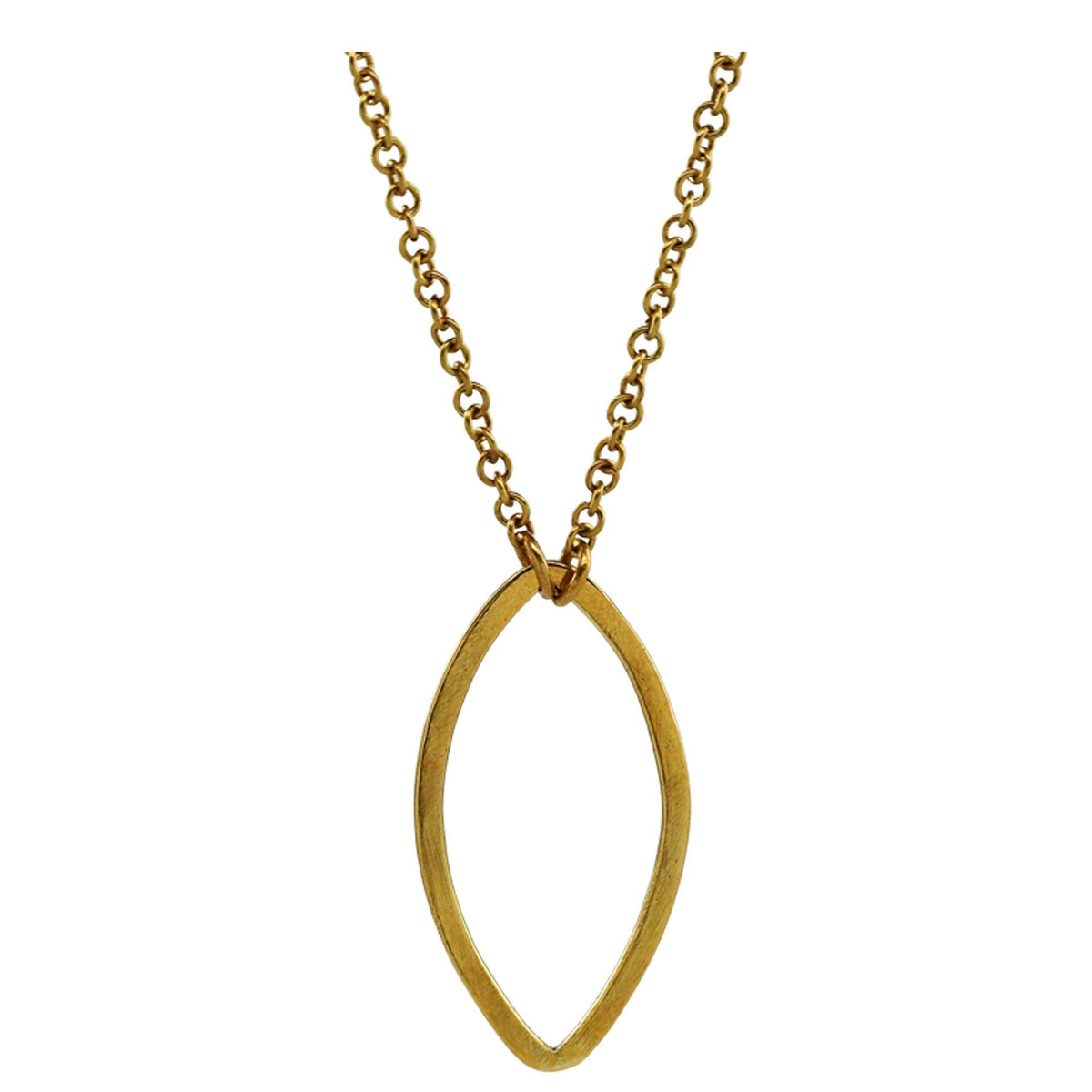 Maji Brass Necklace - Aaria Tees