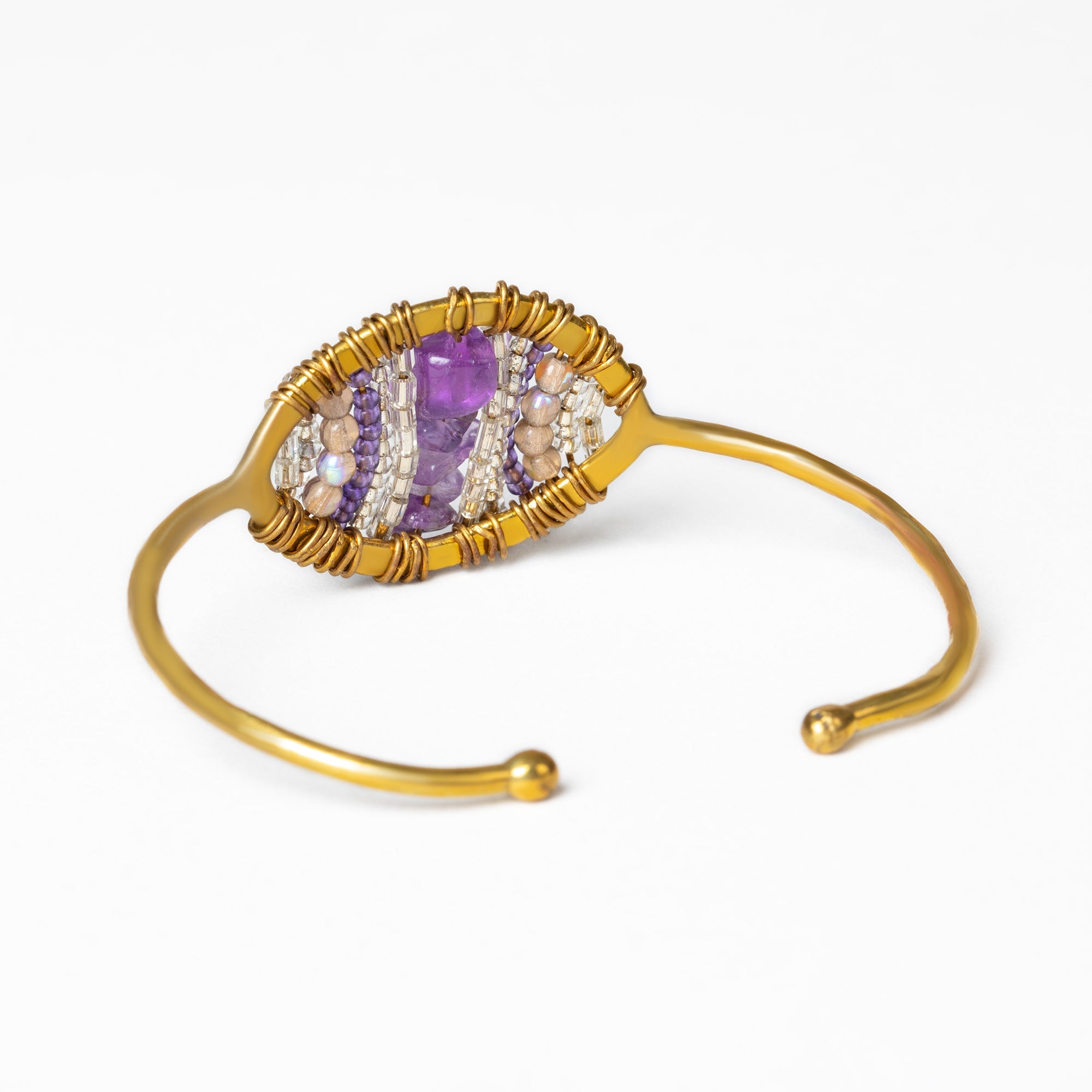 Maji Stone Cuff Bracelet - Aaria Tees Aaria Tees