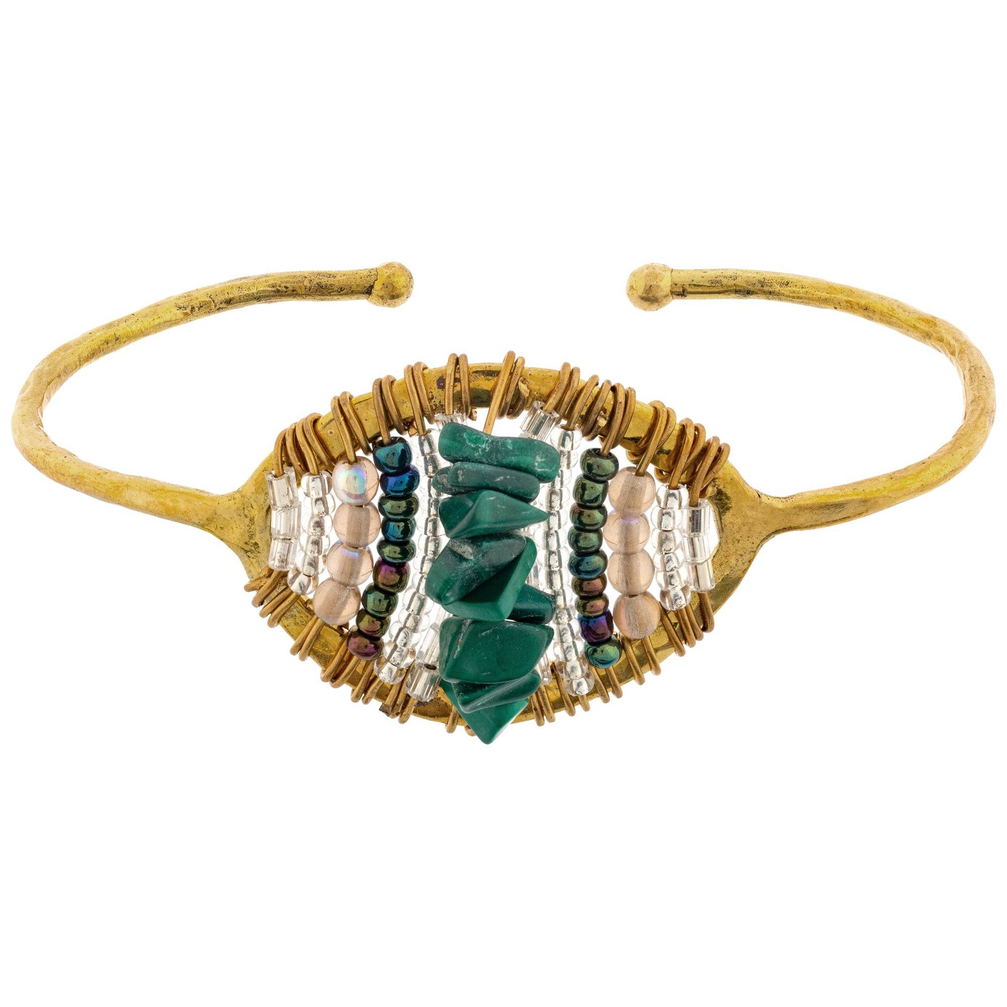 Maji Stone Cuff Bracelet - Aaria Tees Aaria Tees
