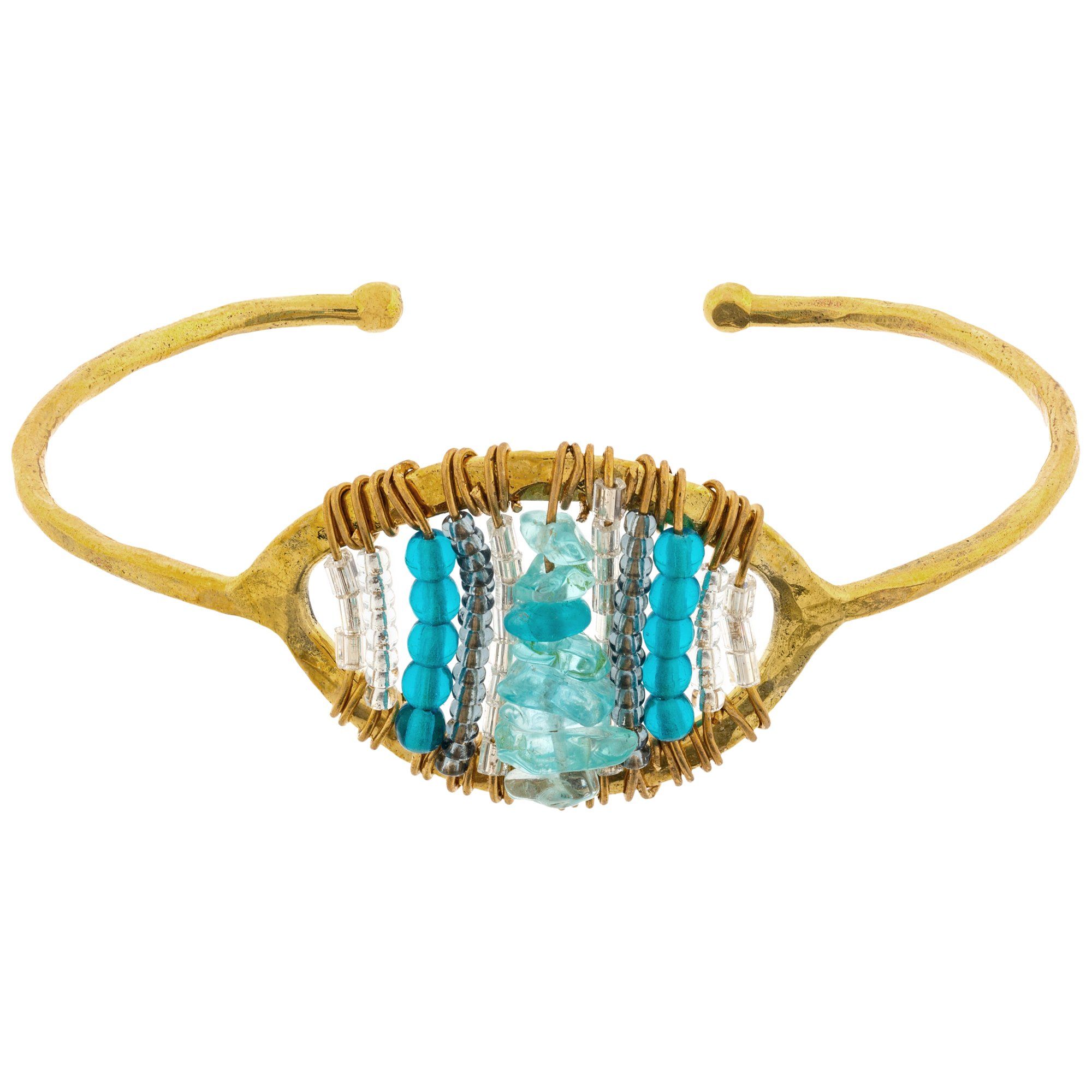 Maji Stone Cuff Bracelet - Aaria Tees Aaria Tees