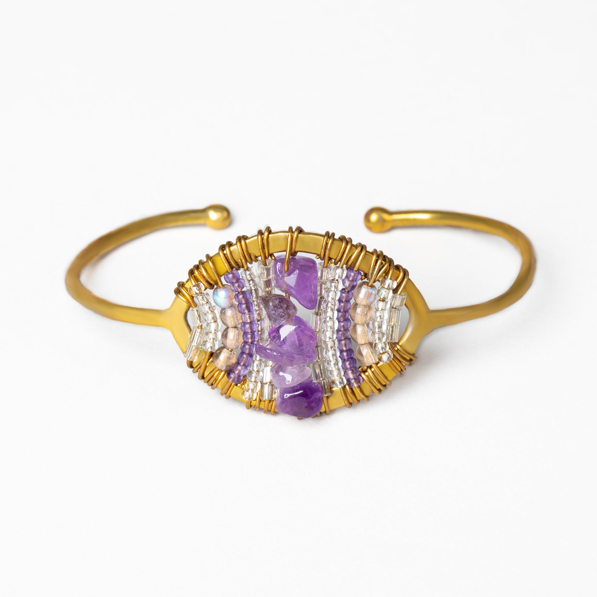 Maji Stone Cuff Bracelet - Aaria Tees Aaria Tees