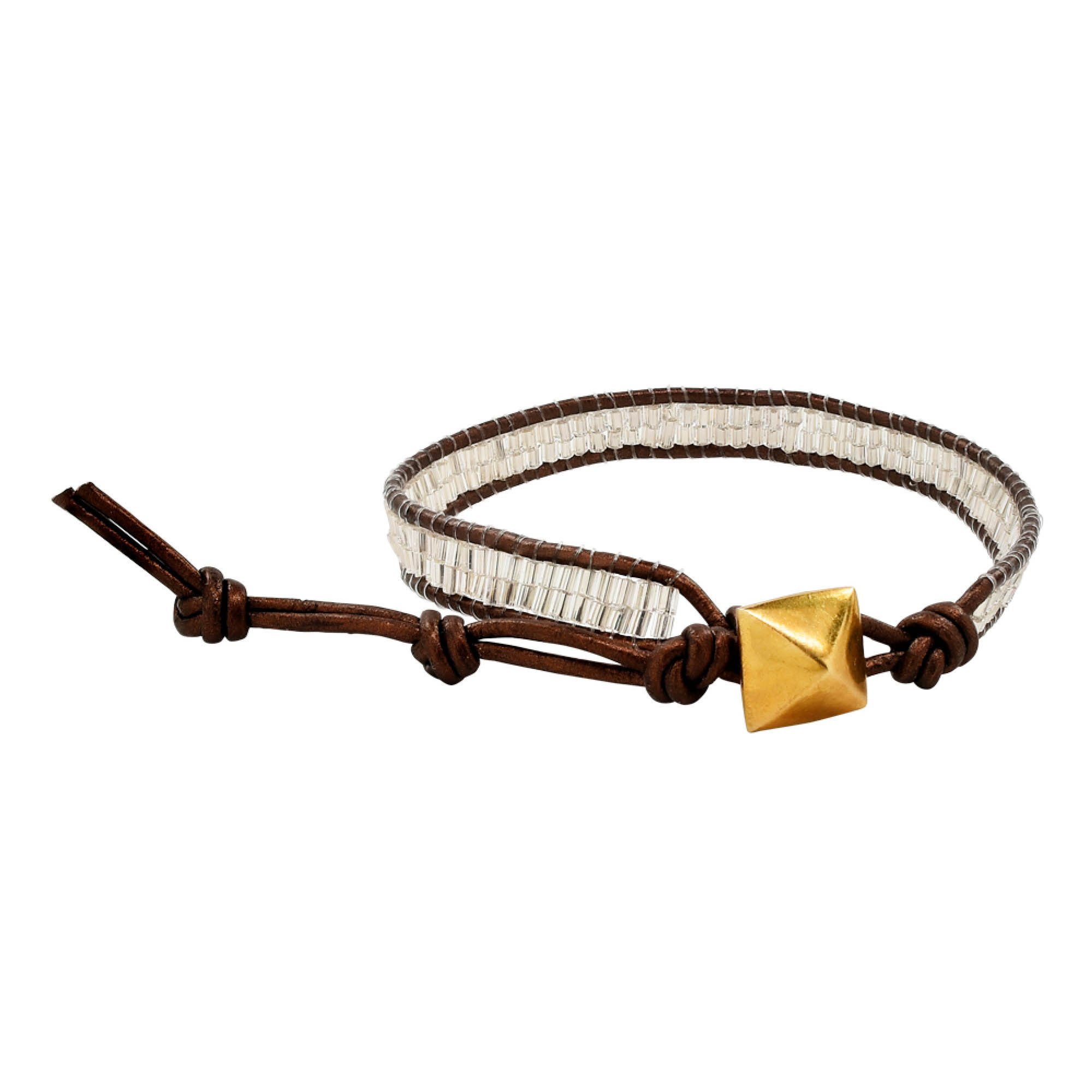 Shine On Single Wrap Bracelet - Aaria Tees Aaria Tees