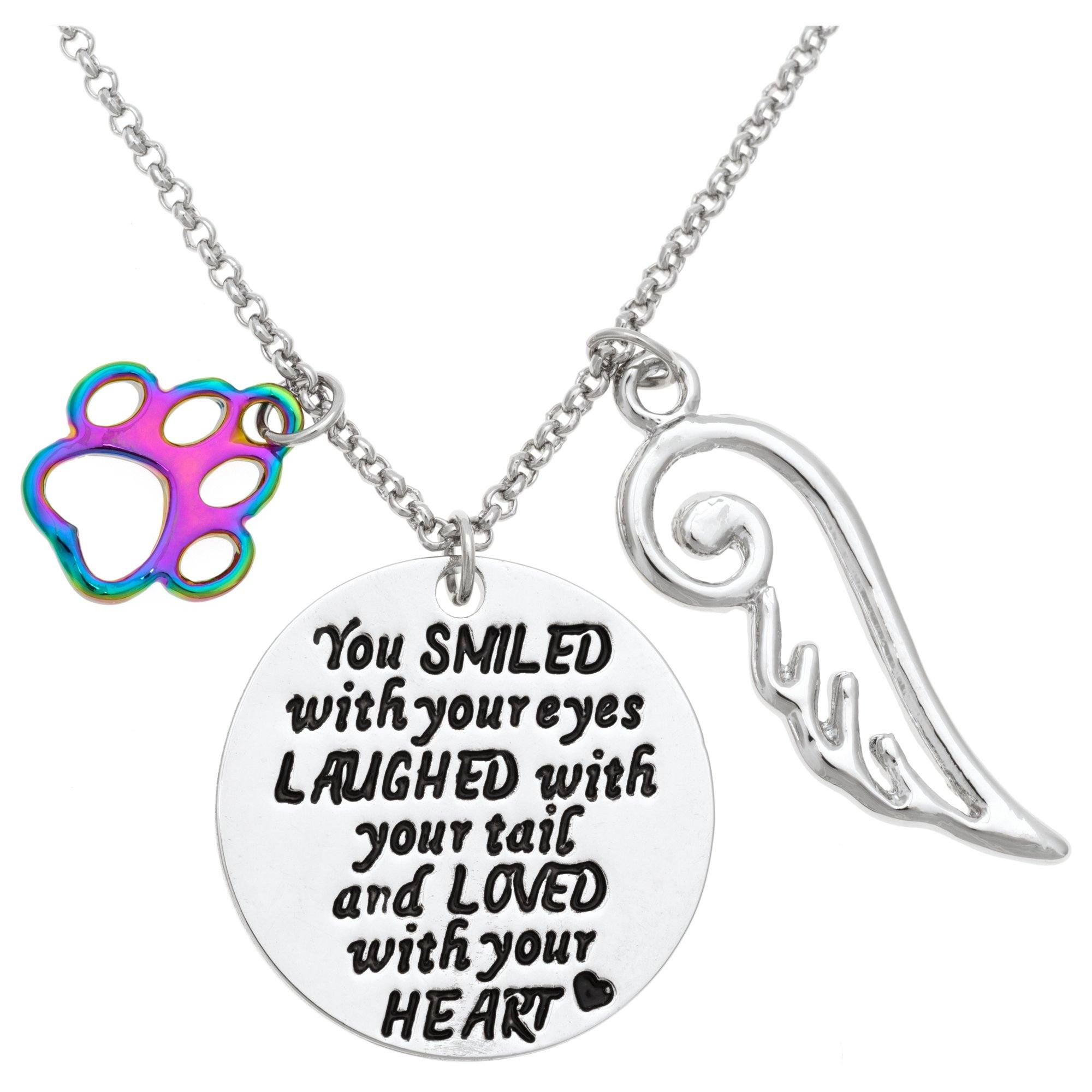 Loved With Your Heart Paw Print Jewelry - Aaria Tees Aaria Tees