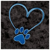Crushed Velvet Paw Print Hooded Tunic - Aaria Tees Aaria Tees