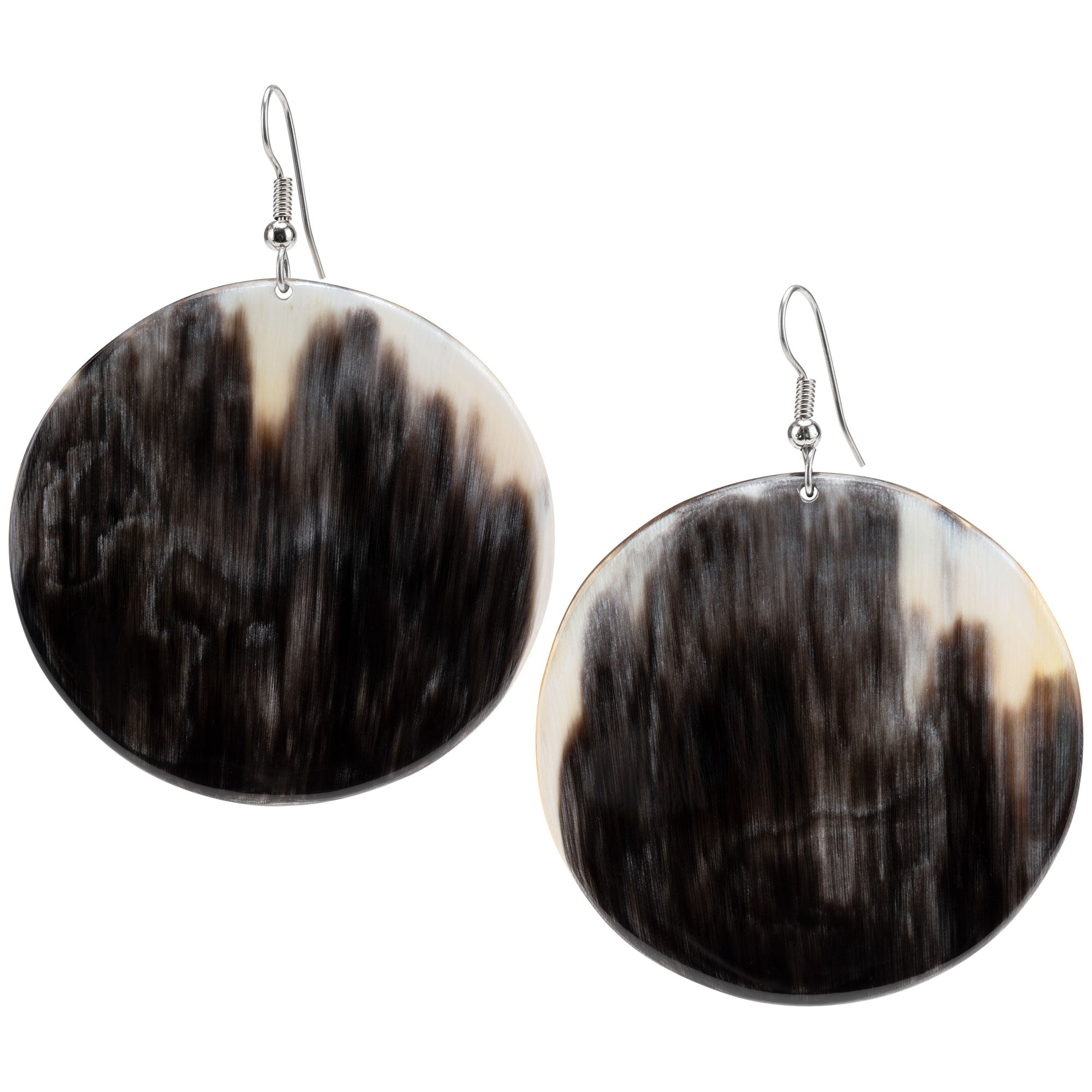 Circle Horn Earrings - Aaria Tees Aaria Tees