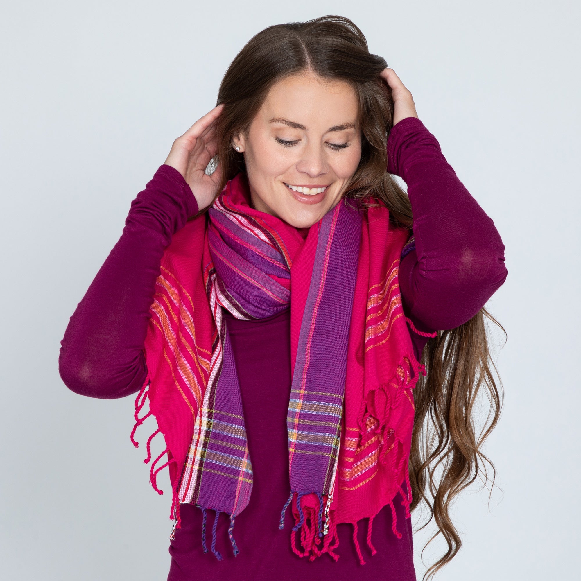 Handmade Kenya Cotton Scarves - Aaria Tees Aaria Tees
