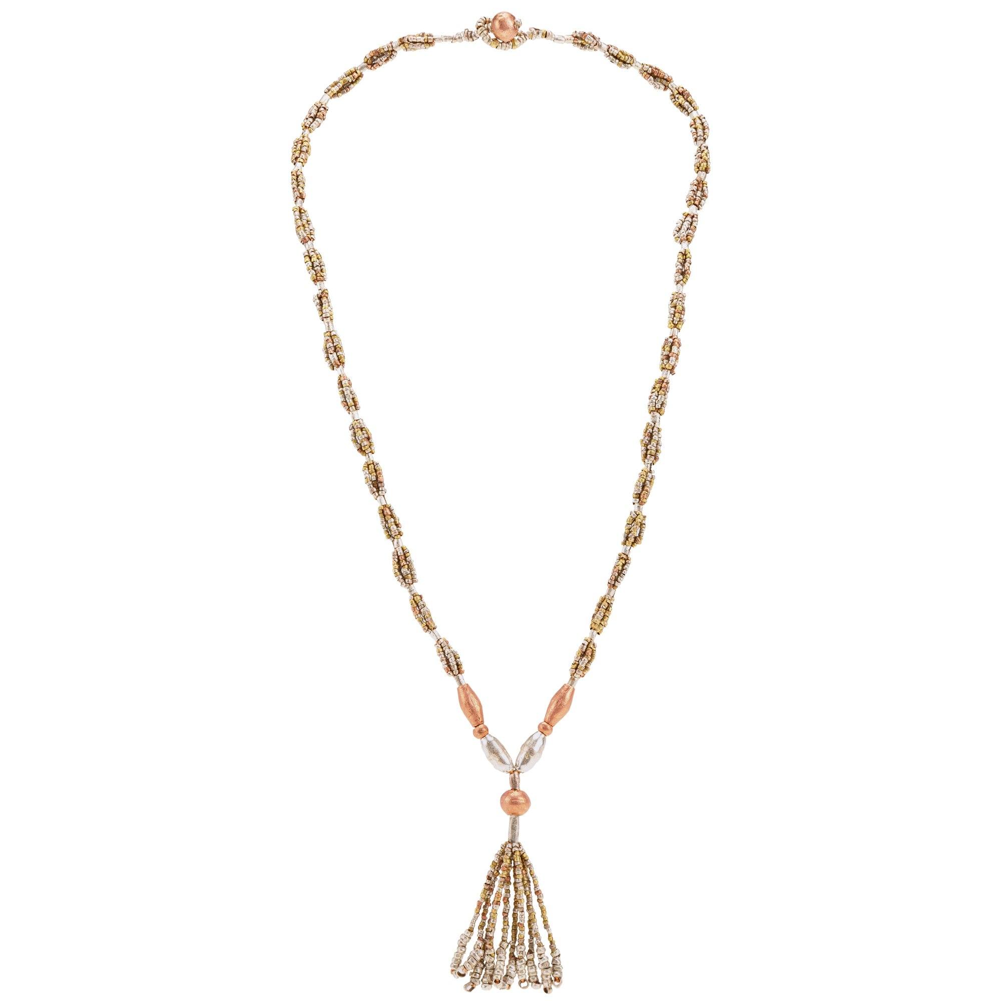 Etege Mixed Metal Necklace - Aaria Tees Aaria Tees