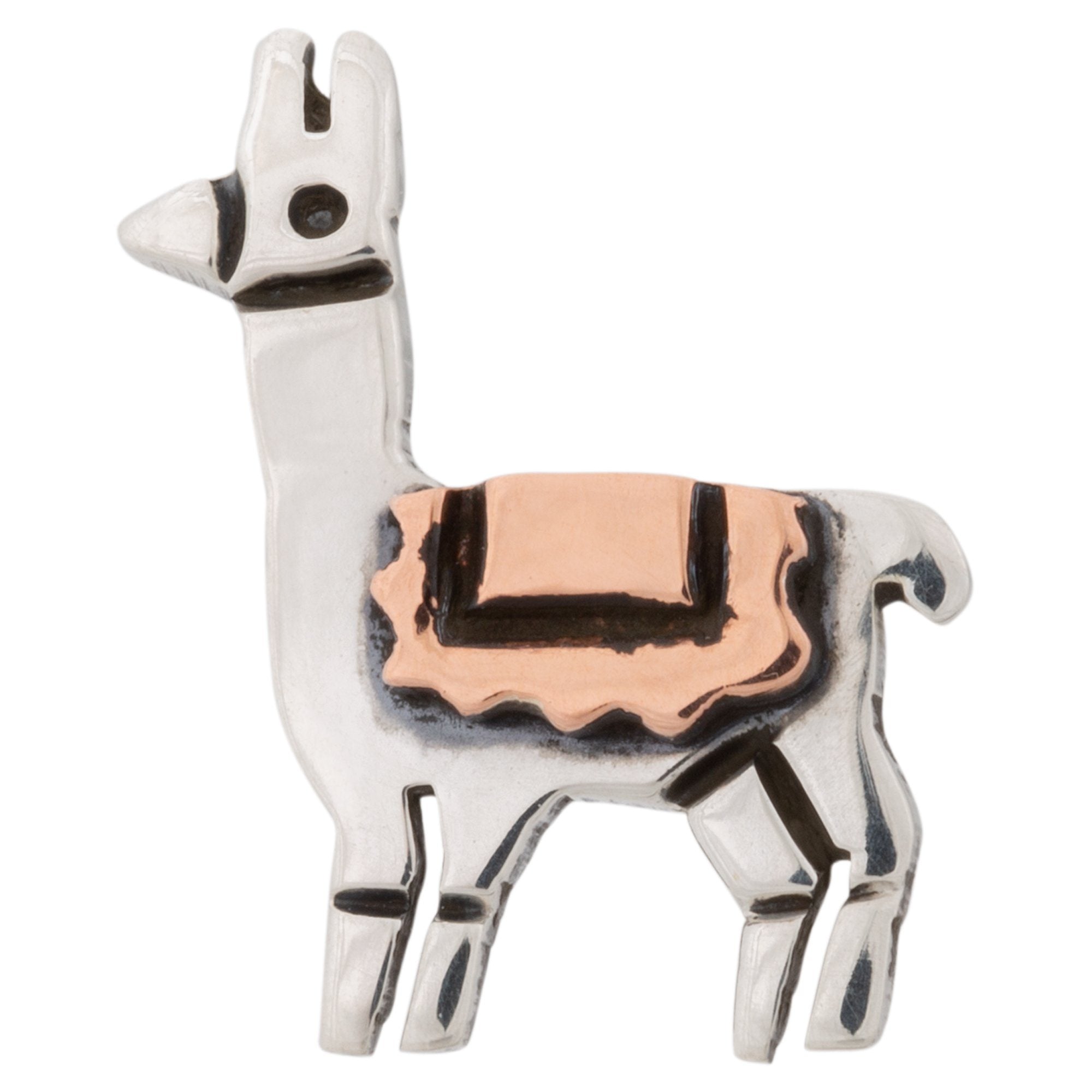 Llama Mixed Metal Post Earrings - Aaria Tees Aaria Tees