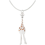 Gentle Giraffe Mixed Metal Necklace - Aaria Tees Aaria Tees