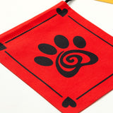 Paw Print Outdoor Flags - Aaria Tees Aaria Tees