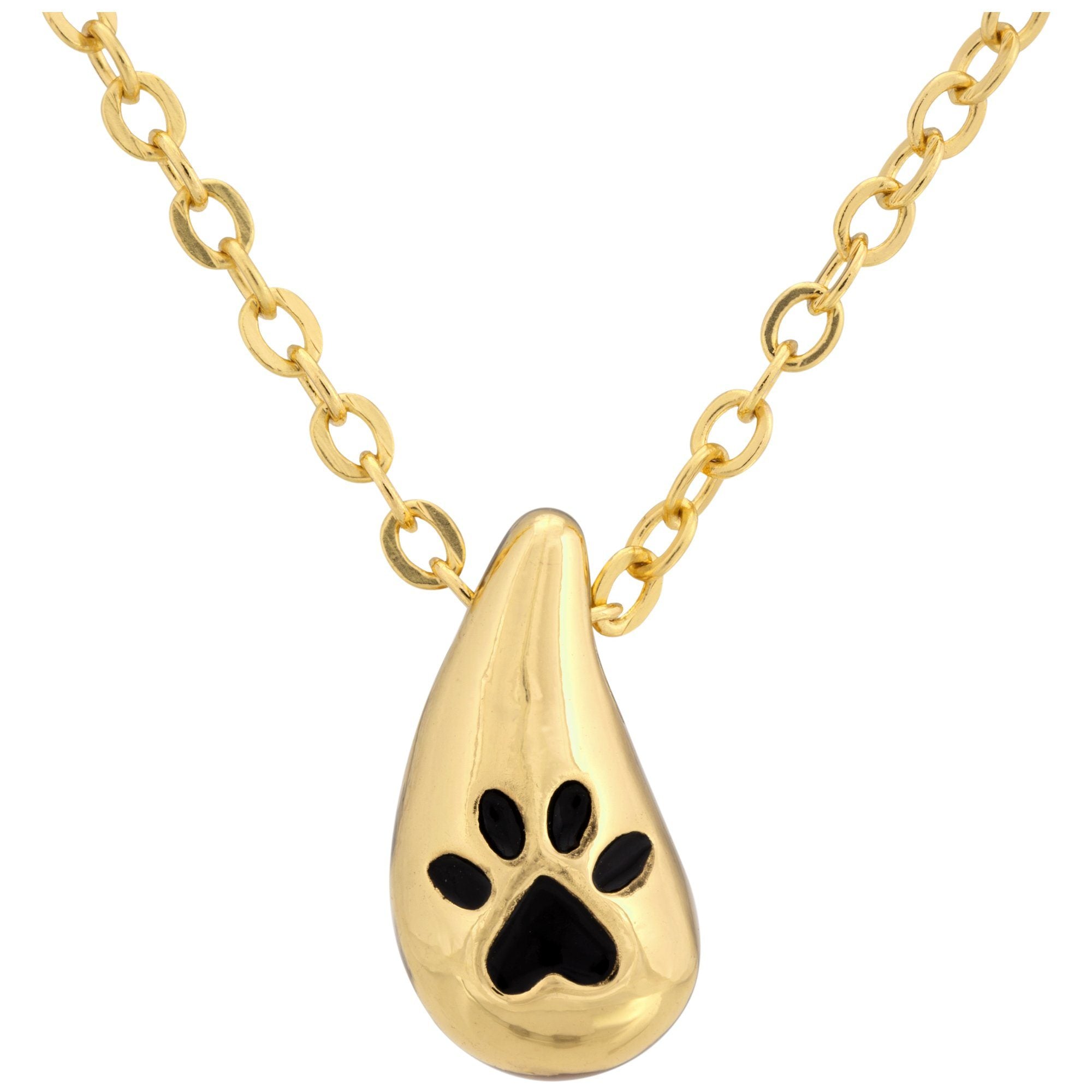 Always With Me Paw Teardrop Necklace - Aaria Tees Aaria Tees
