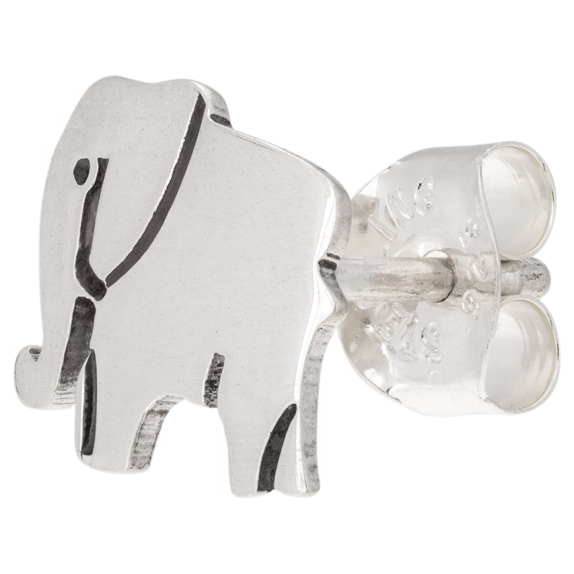 Proud Elephant Sterling Post Earrings - Aaria Tees Aaria Tees
