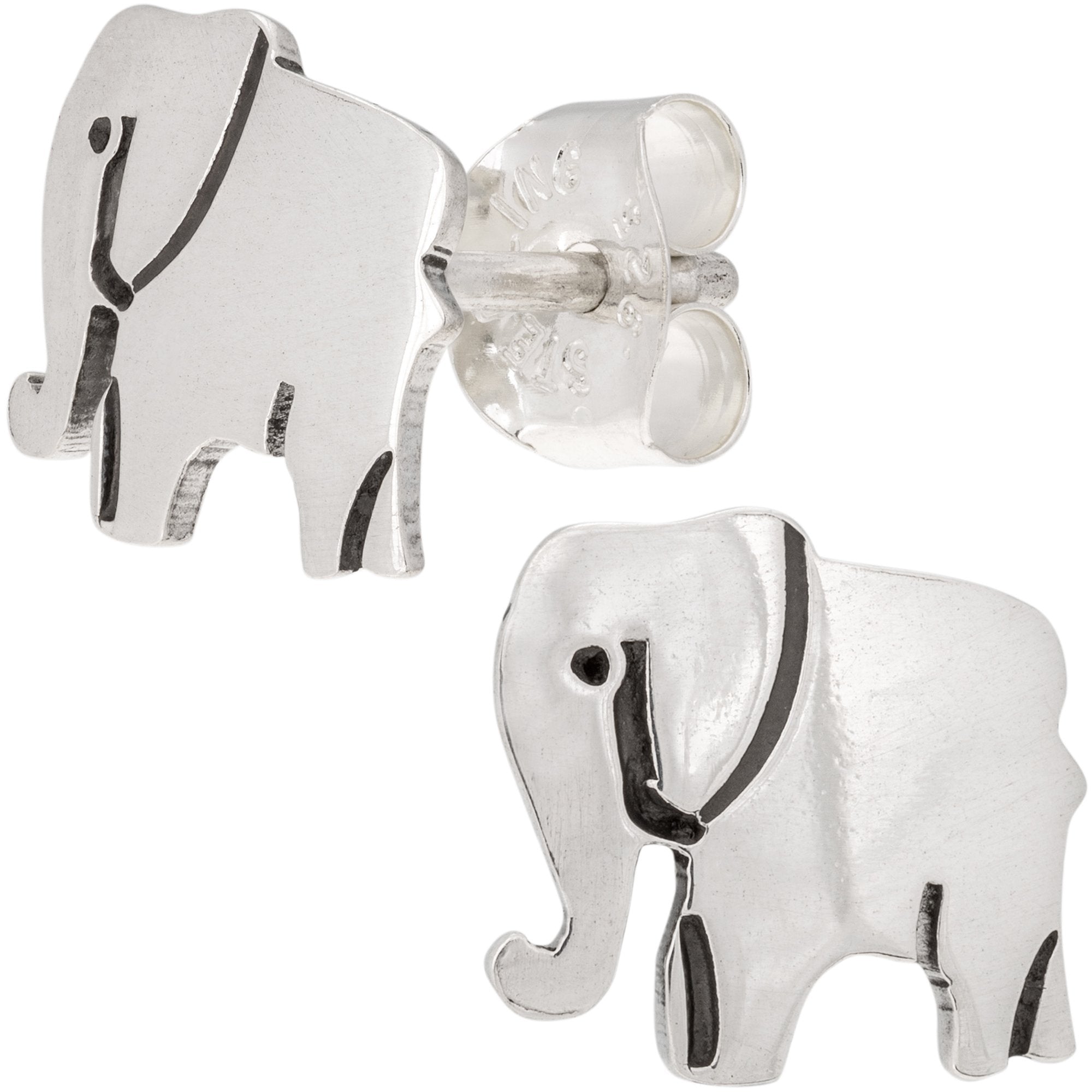 Proud Elephant Sterling Post Earrings - Aaria Tees Aaria Tees
