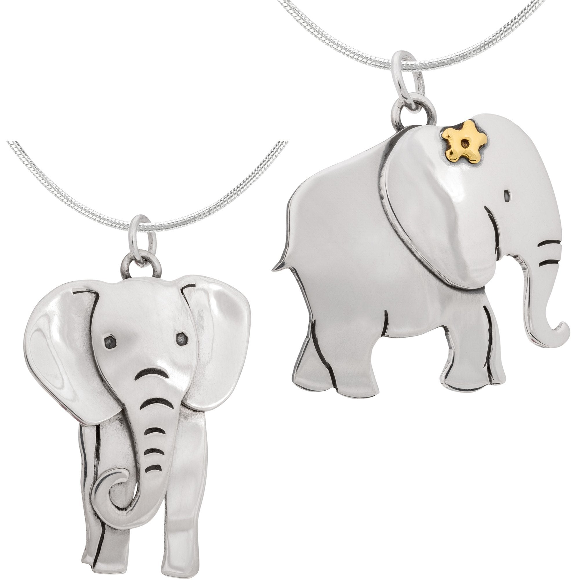Proud Elephant Sterling Necklace - Aaria Tees Aaria Tees