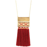 Boho Tassel & Bead Necklace - Aaria Tees Aaria Tees