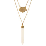 Layered Spike Necklace - Aaria Tees Aaria Tees