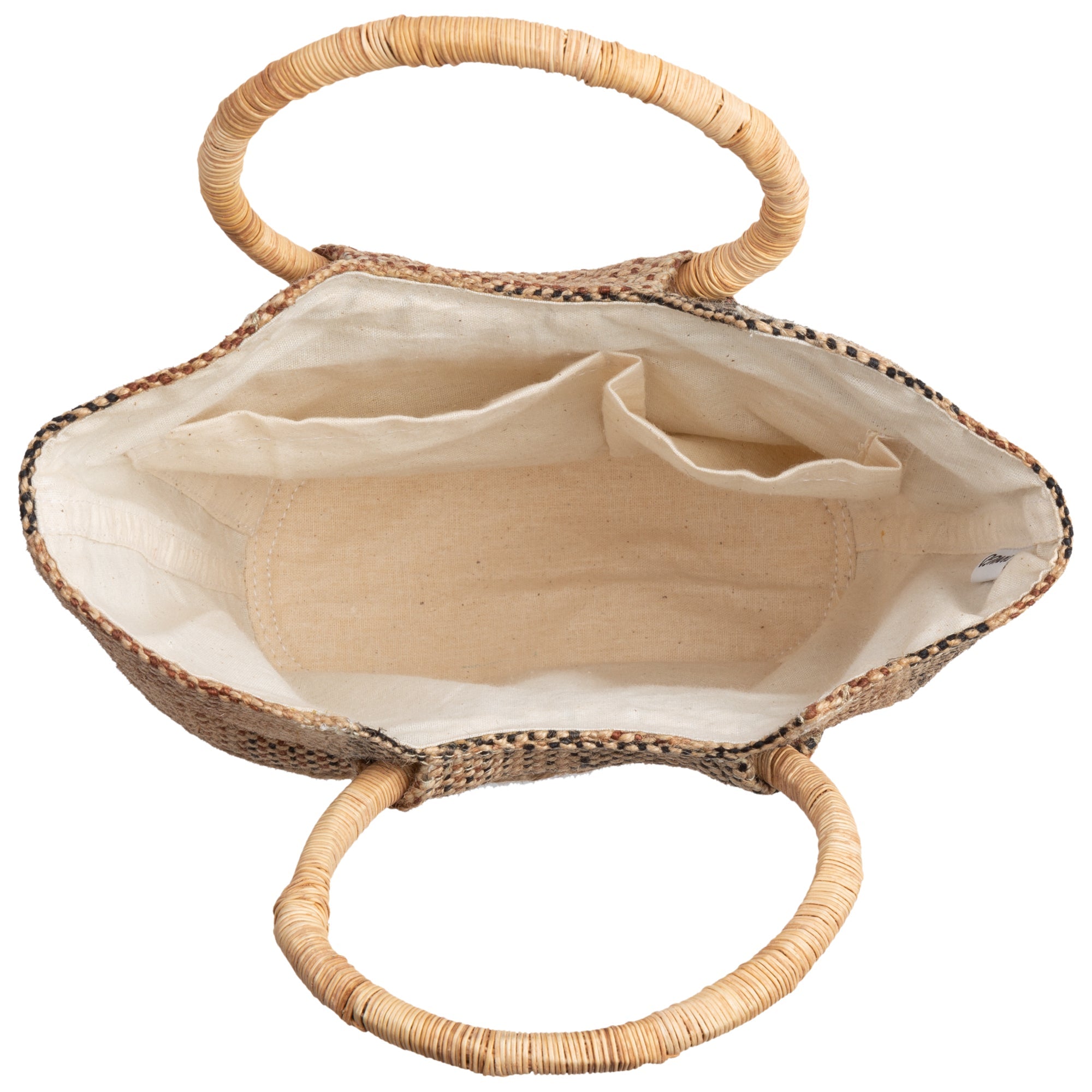 Palm Fiber Handbag - Aaria Tees Aaria Tees