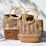 Palm Fiber Handbag - Aaria Tees Aaria Tees