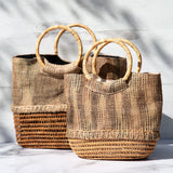 Palm Fiber Handbag - Aaria Tees Aaria Tees