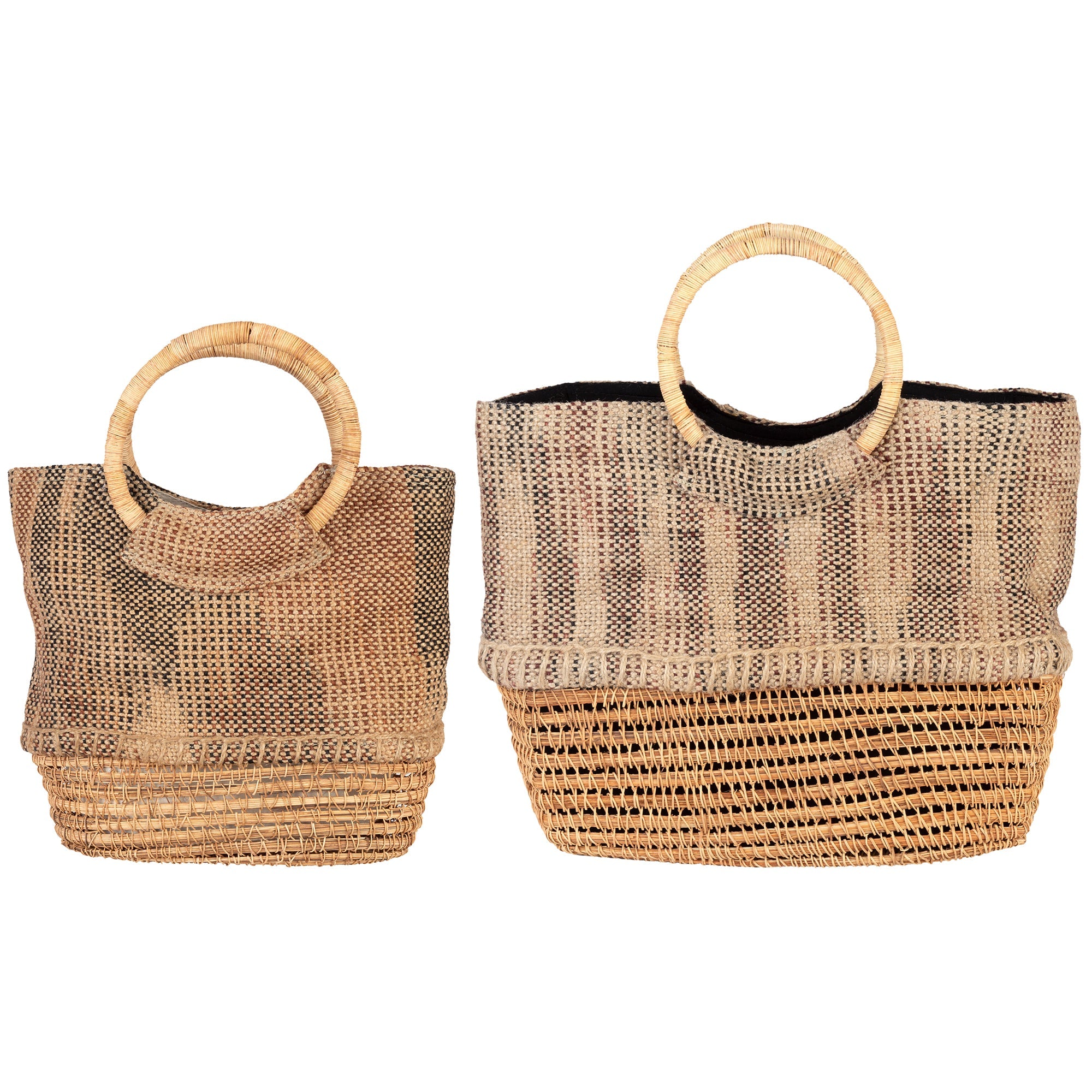 Palm Fiber Handbag - Aaria Tees Aaria Tees