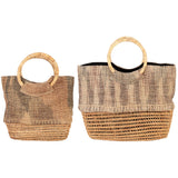 Palm Fiber Handbag - Aaria Tees Aaria Tees