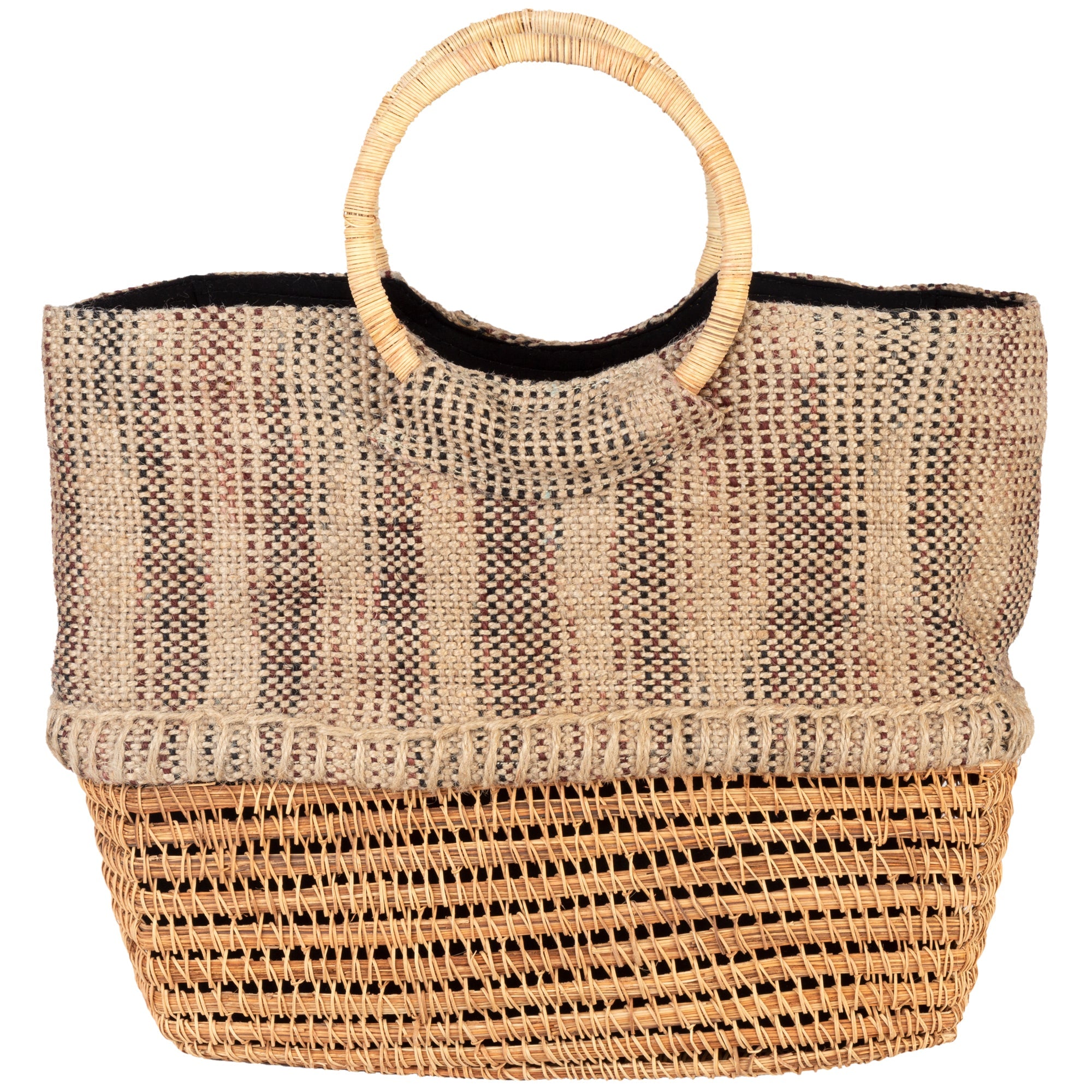 Palm Fiber Handbag - Aaria Tees Aaria Tees