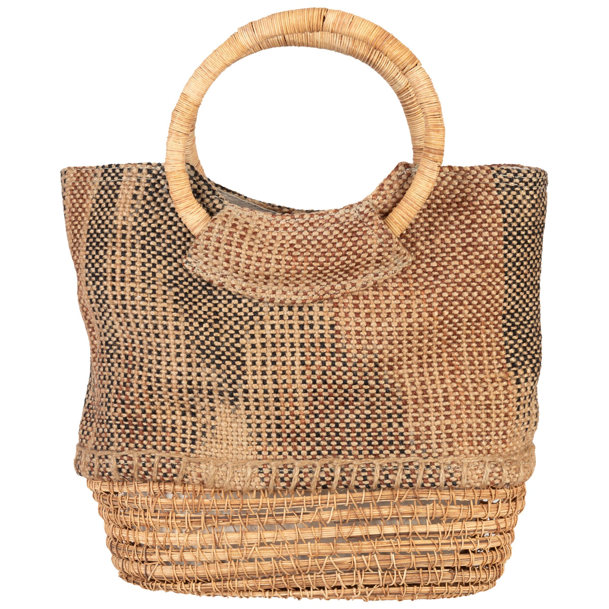 Palm Fiber Handbag - Aaria Tees