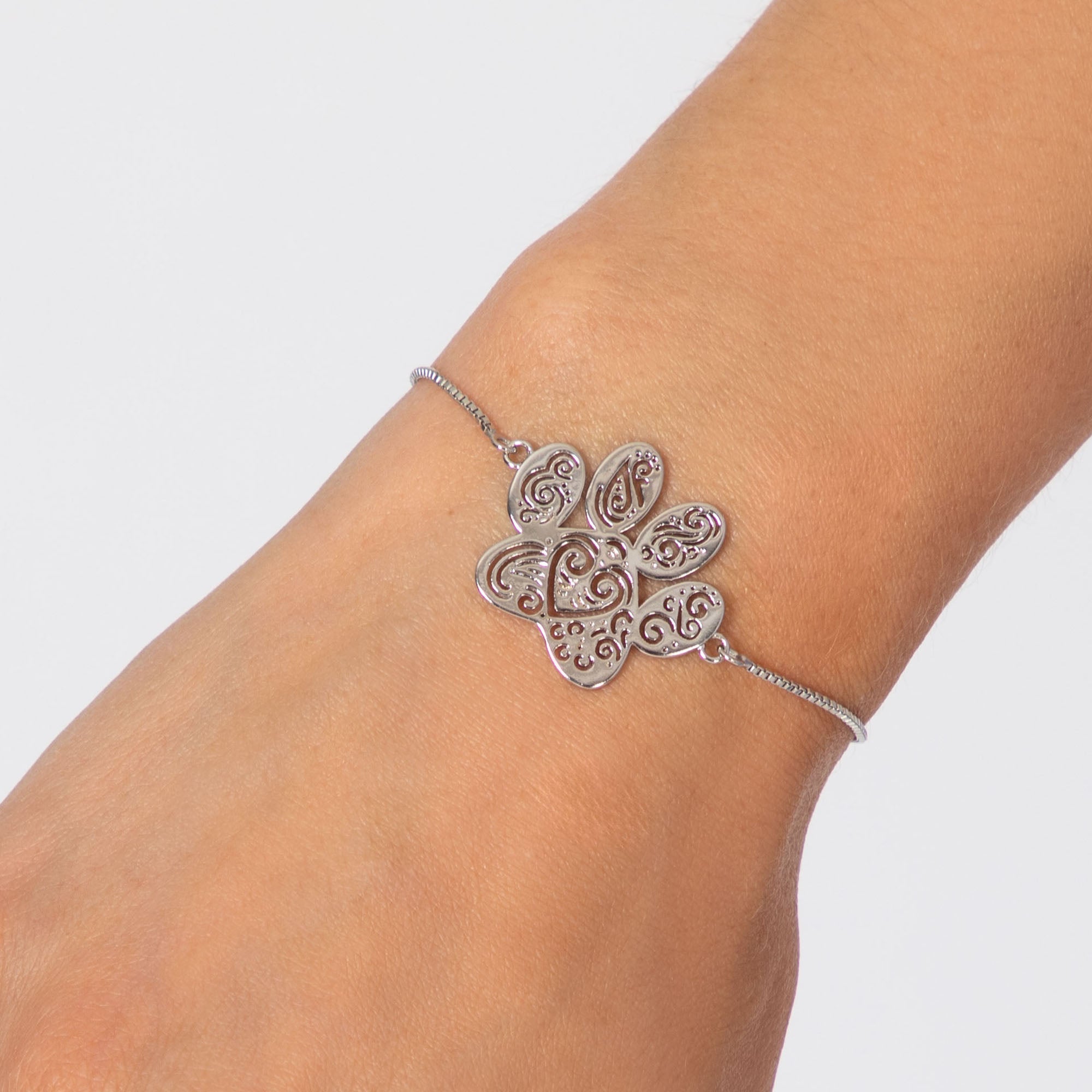 Ornate Crystal Paw Jewelry - Aaria Tees Aaria Tees