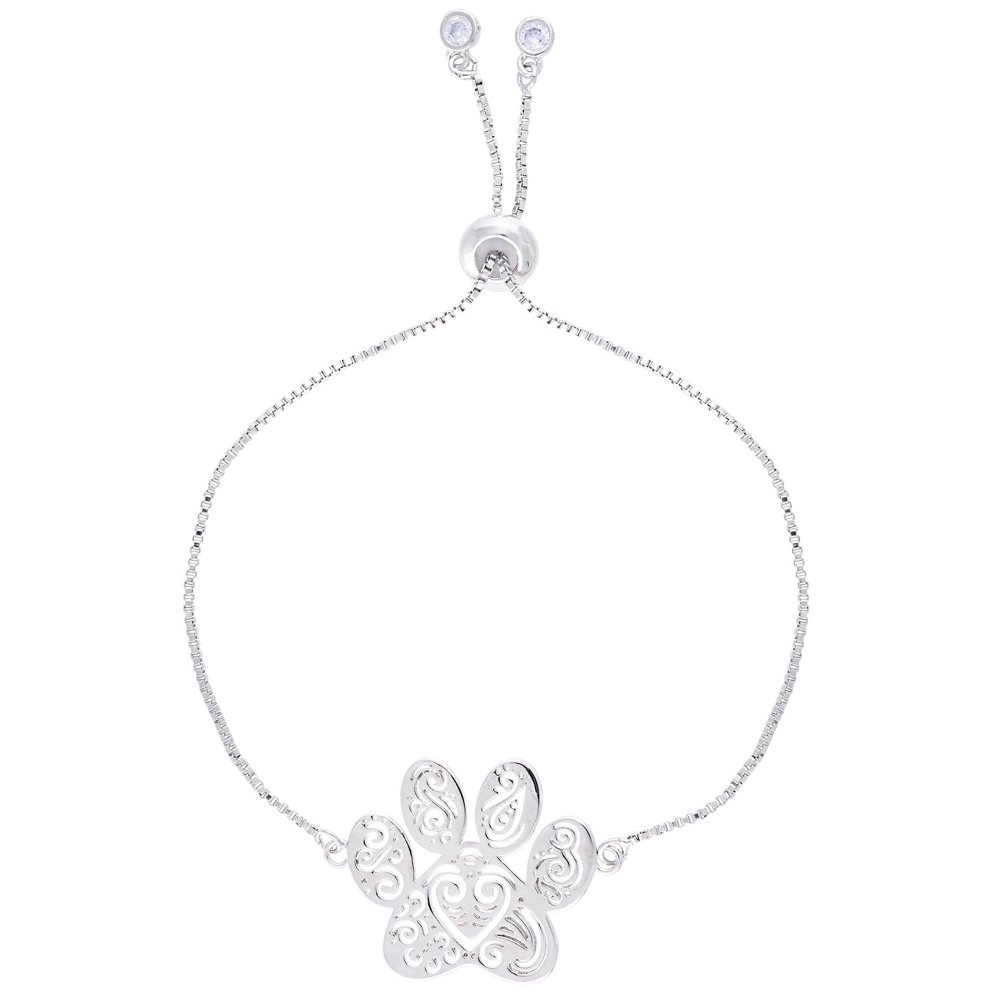Ornate Crystal Paw Jewelry - Aaria Tees Aaria Tees