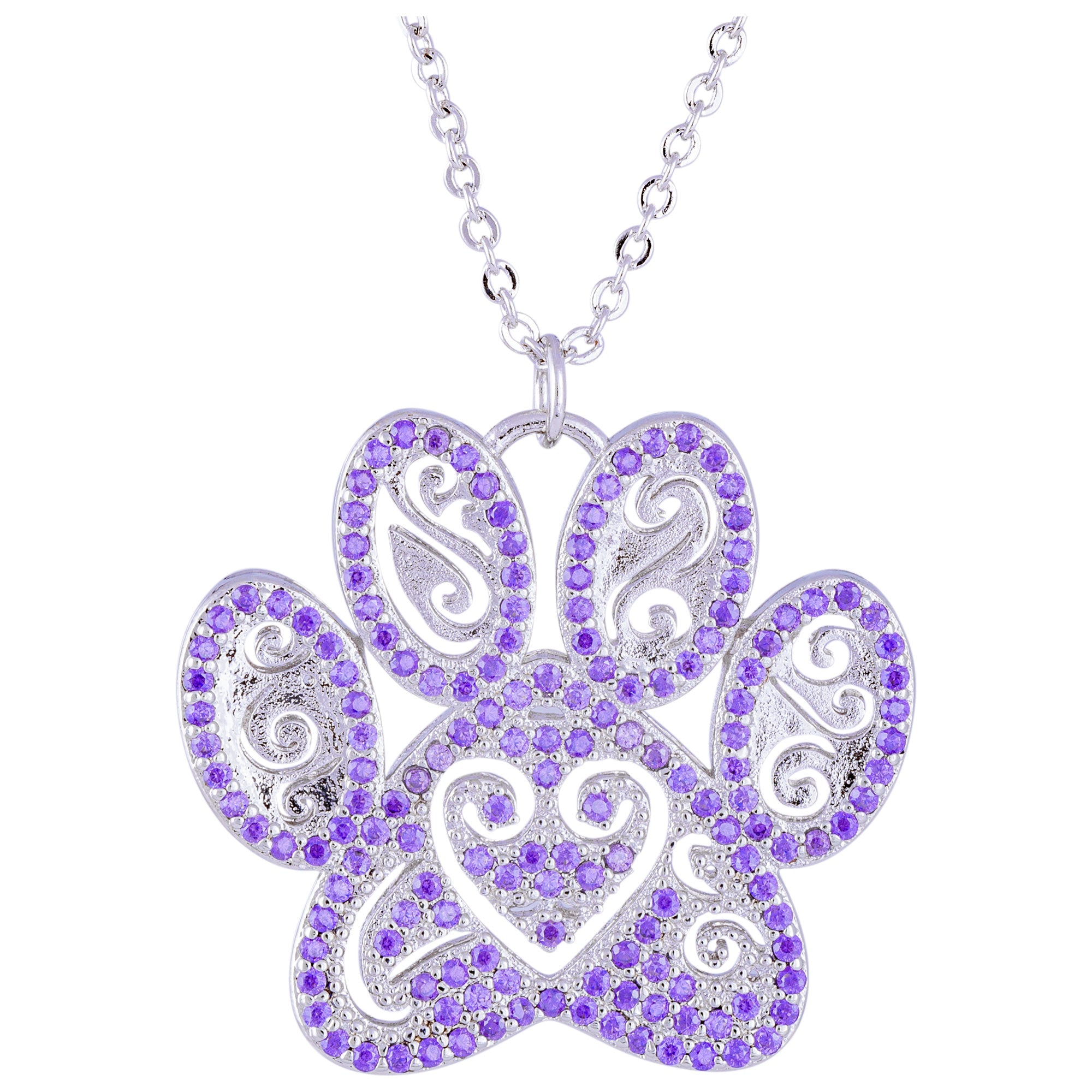 Ornate Crystal Paw Jewelry - Aaria Tees Aaria Tees