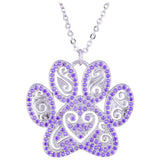 Ornate Crystal Paw Jewelry - Aaria Tees Aaria Tees