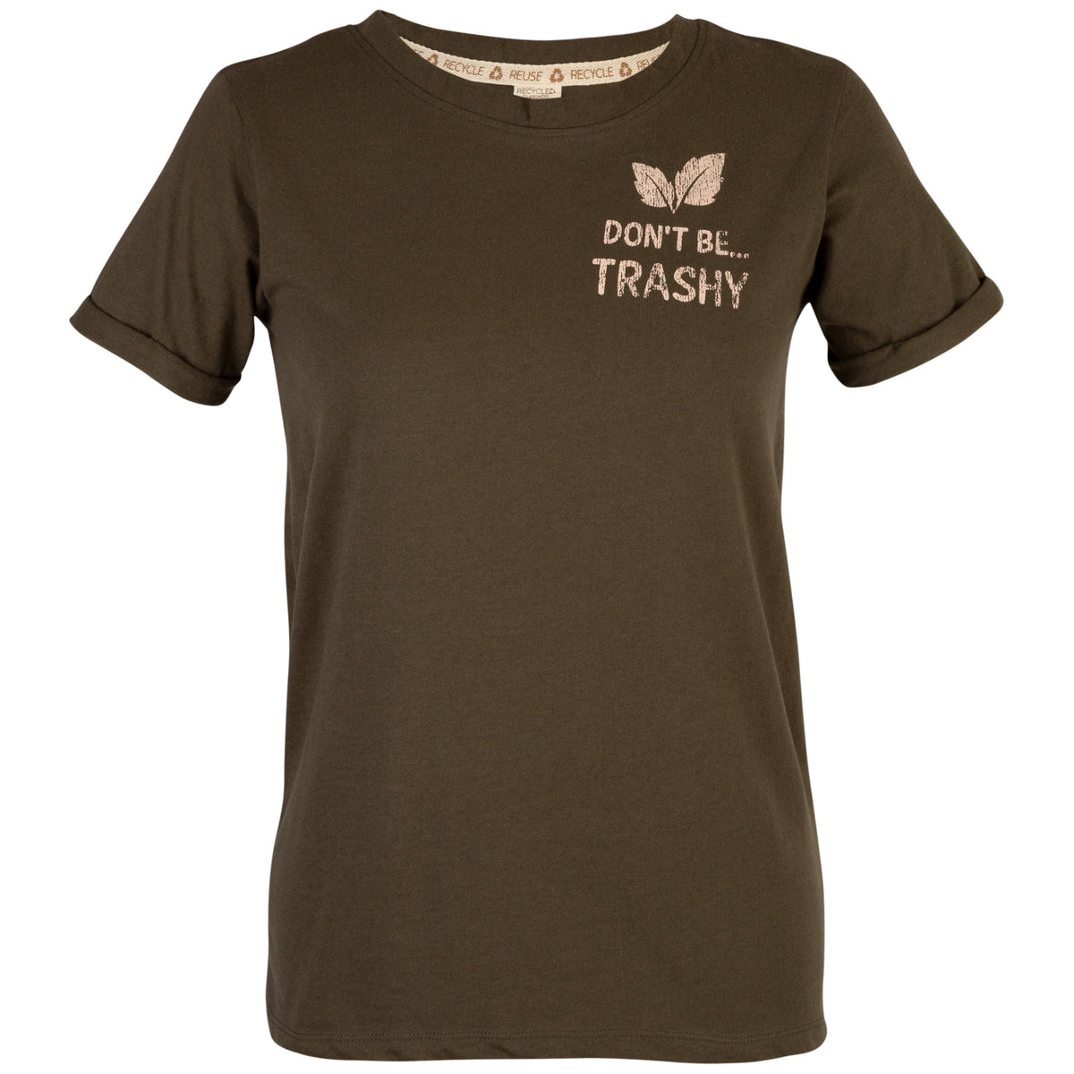 Don't Be Trashy Recycled Threads T-Shirt - Aaria Tees