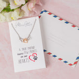 A True Friend Necklace - Aaria Tees Aaria Tees