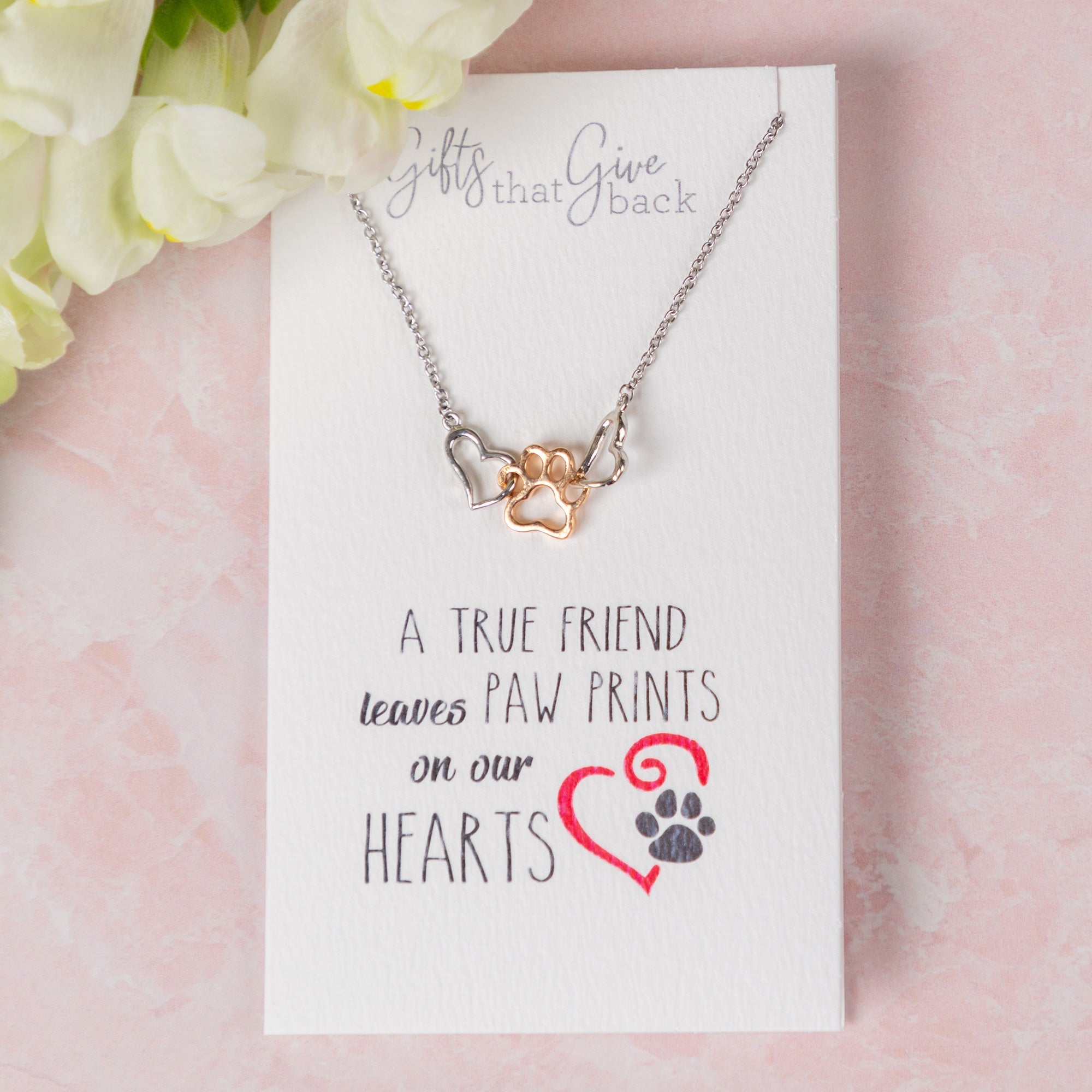 A True Friend Necklace - Aaria Tees Aaria Tees