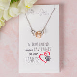 A True Friend Necklace - Aaria Tees Aaria Tees