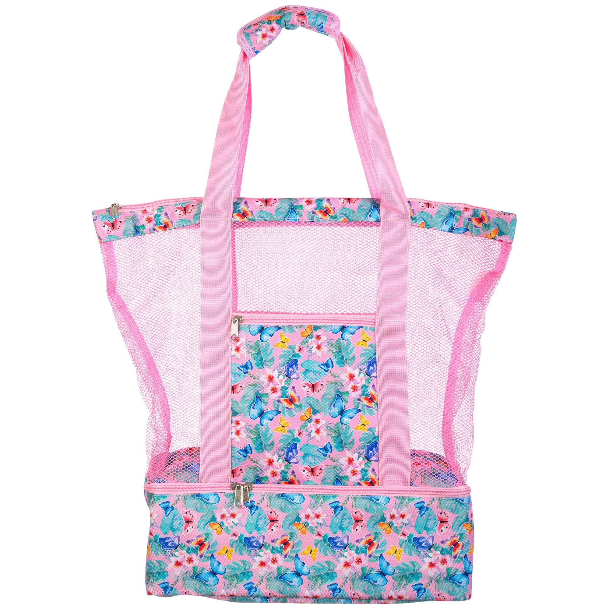 Floral Delight Butterfly Cooler Bag - Aaria Tees Aaria Tees