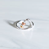 Up & Over Sterling Silver Fidget Ring - Aaria Tees Aaria Tees