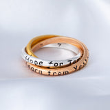 Daily Reminder Trio Fidget Ring - Aaria Tees Aaria Tees