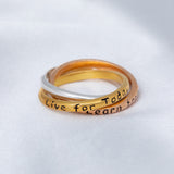Daily Reminder Trio Fidget Ring - Aaria Tees Aaria Tees