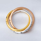 Daily Reminder Trio Fidget Ring - Aaria Tees Aaria Tees