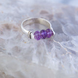 Sterling Silver Rolling Stone Ring - Aaria Tees Aaria Tees