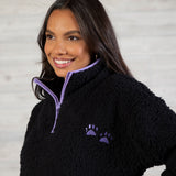 Cozy Paw Plush Sherpa Fleece Pullover - Aaria Tees Aaria Tees