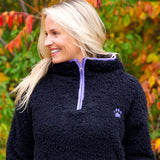 Cozy Paw Plush Sherpa Fleece Pullover - Aaria Tees Aaria Tees